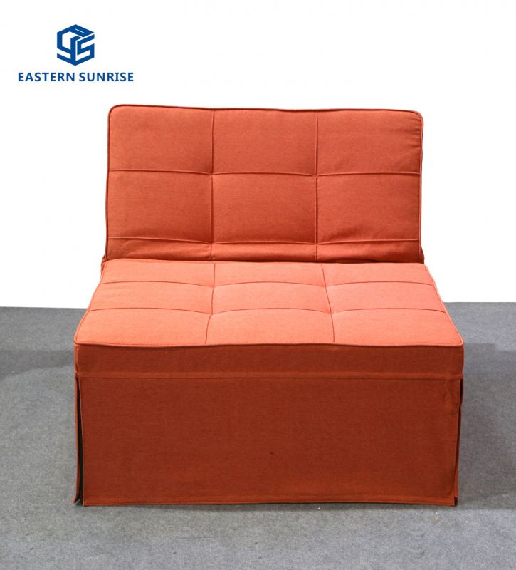Leather Fabric Sofa Daybed For Single 