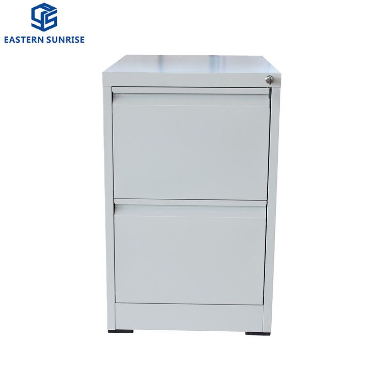 2 Drawer Steel Filing Cabinet with Ergonomic Handle