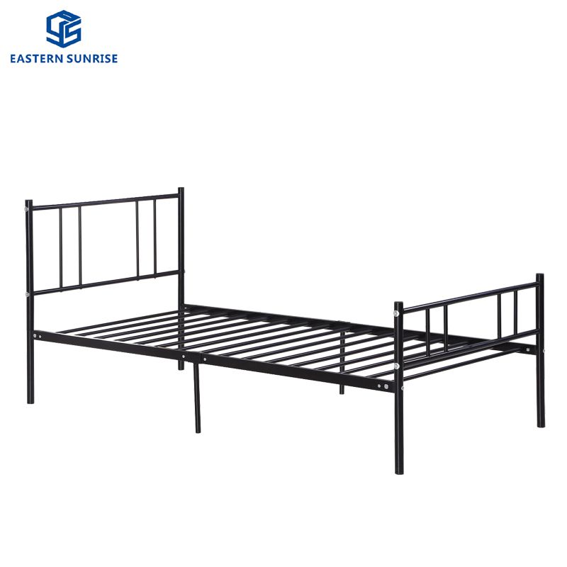 Metal Single Layer Bedding Set Metal Bed Frame for UK Market 
