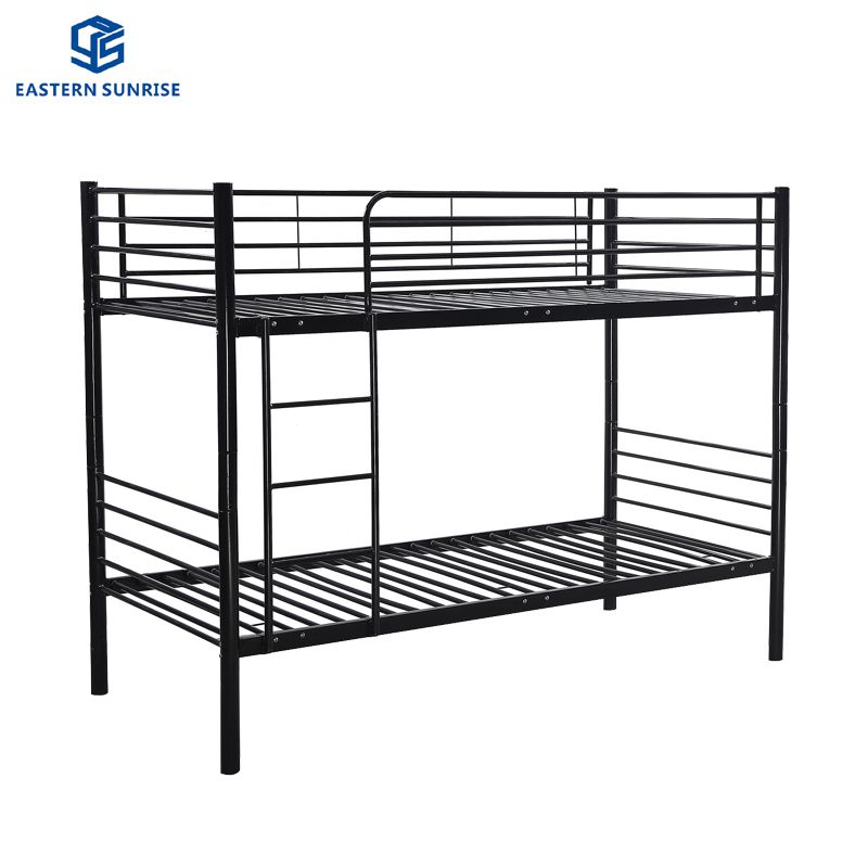 Fully Knock Down Metal Bunk Bed Frame for Apartment Use